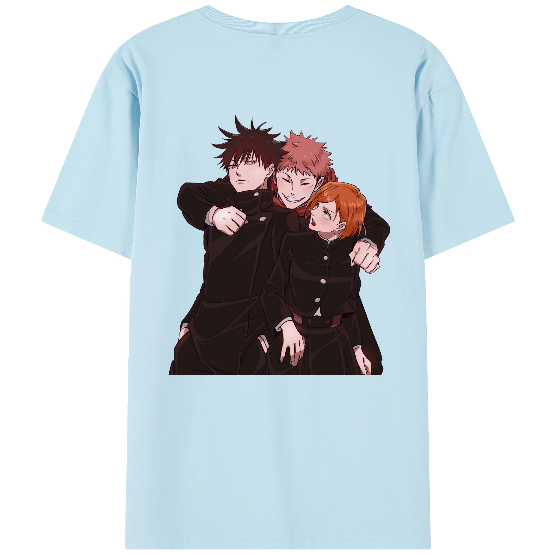 （画像用） 呪術廻戦 Jujutsu Kaisen 綿100％半袖Tシャツ（背面プリント）